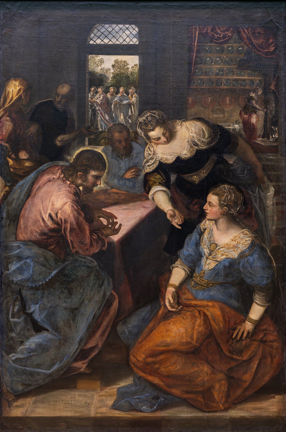 Christ in the House of Martha and Mary — Tintoretto