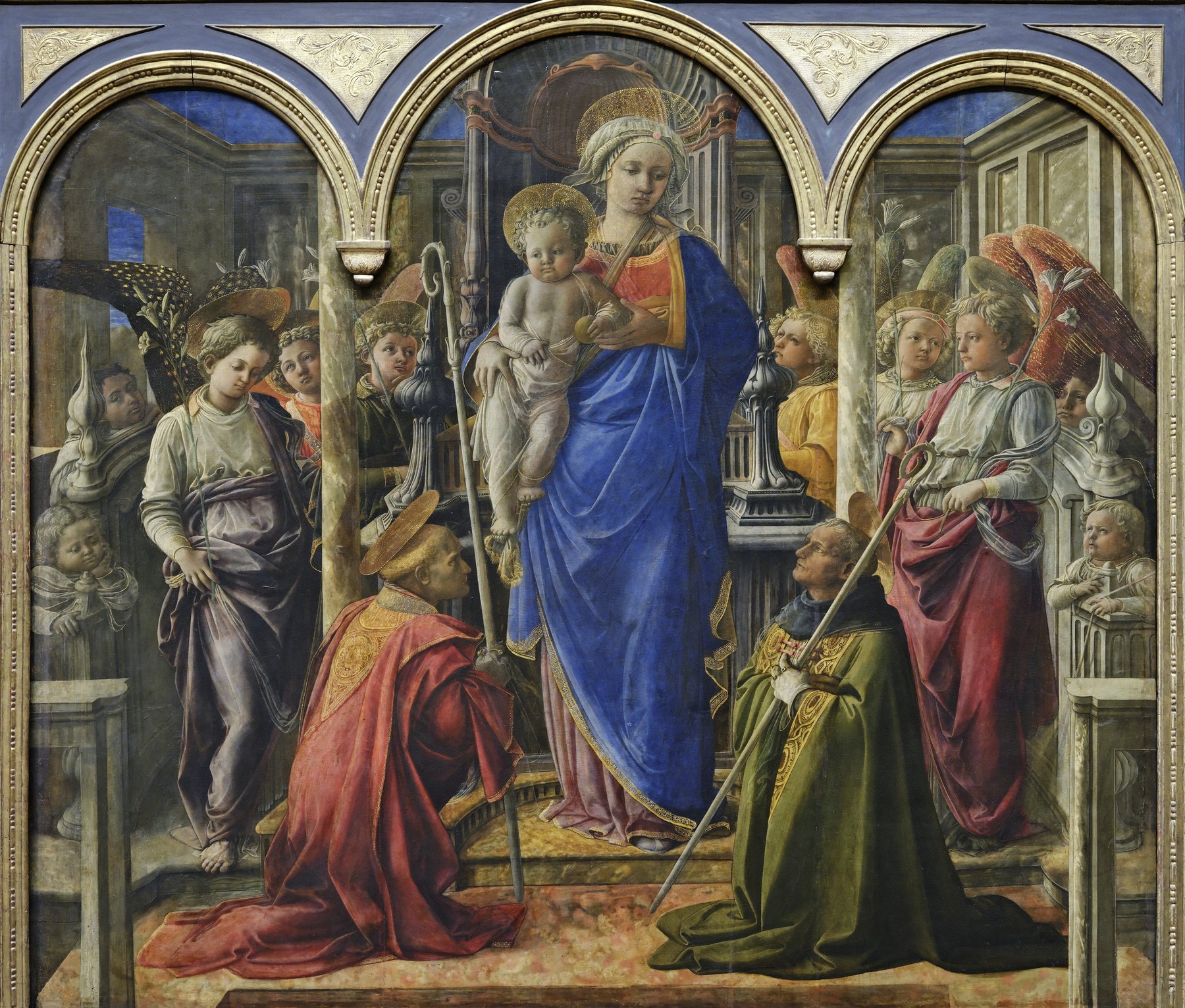 Madonna and Child with Angels — Filippo Lippi