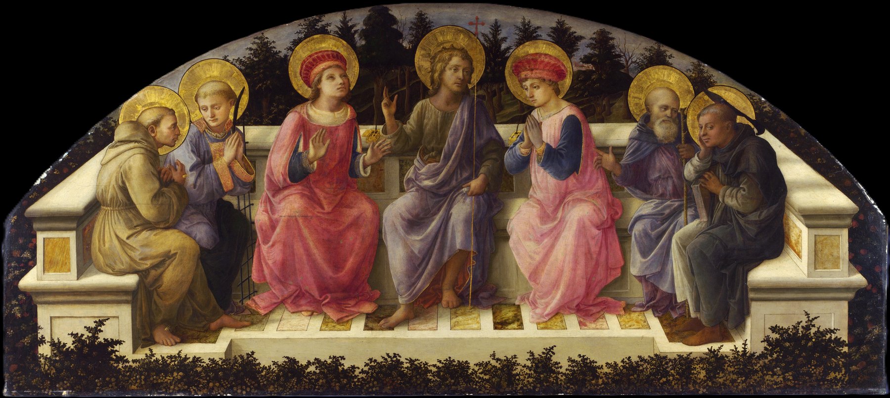 Madonna and Child with Saints — Filippo Lippi