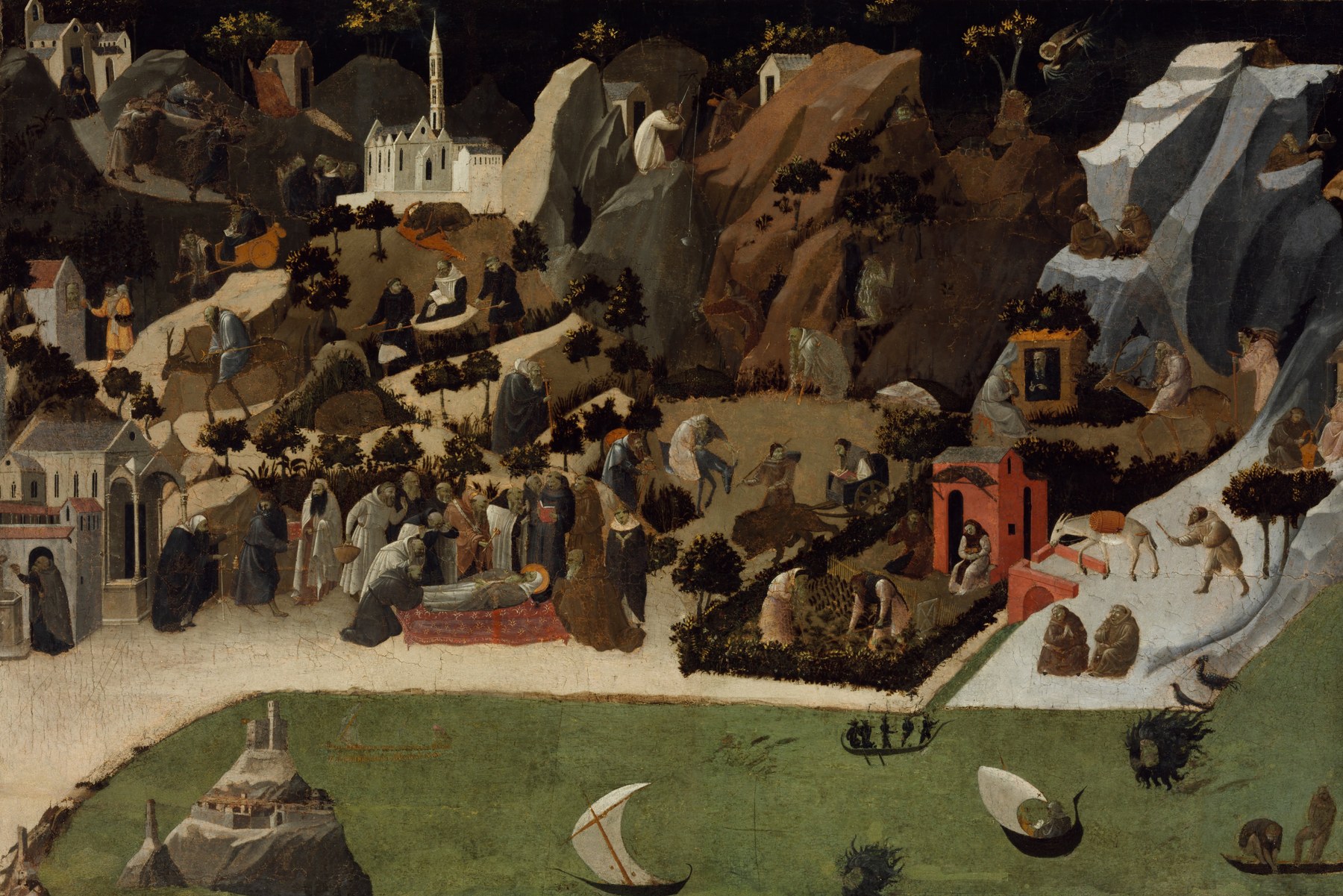 Scenes from the Lives of the Early Fathers — Fra Angelico