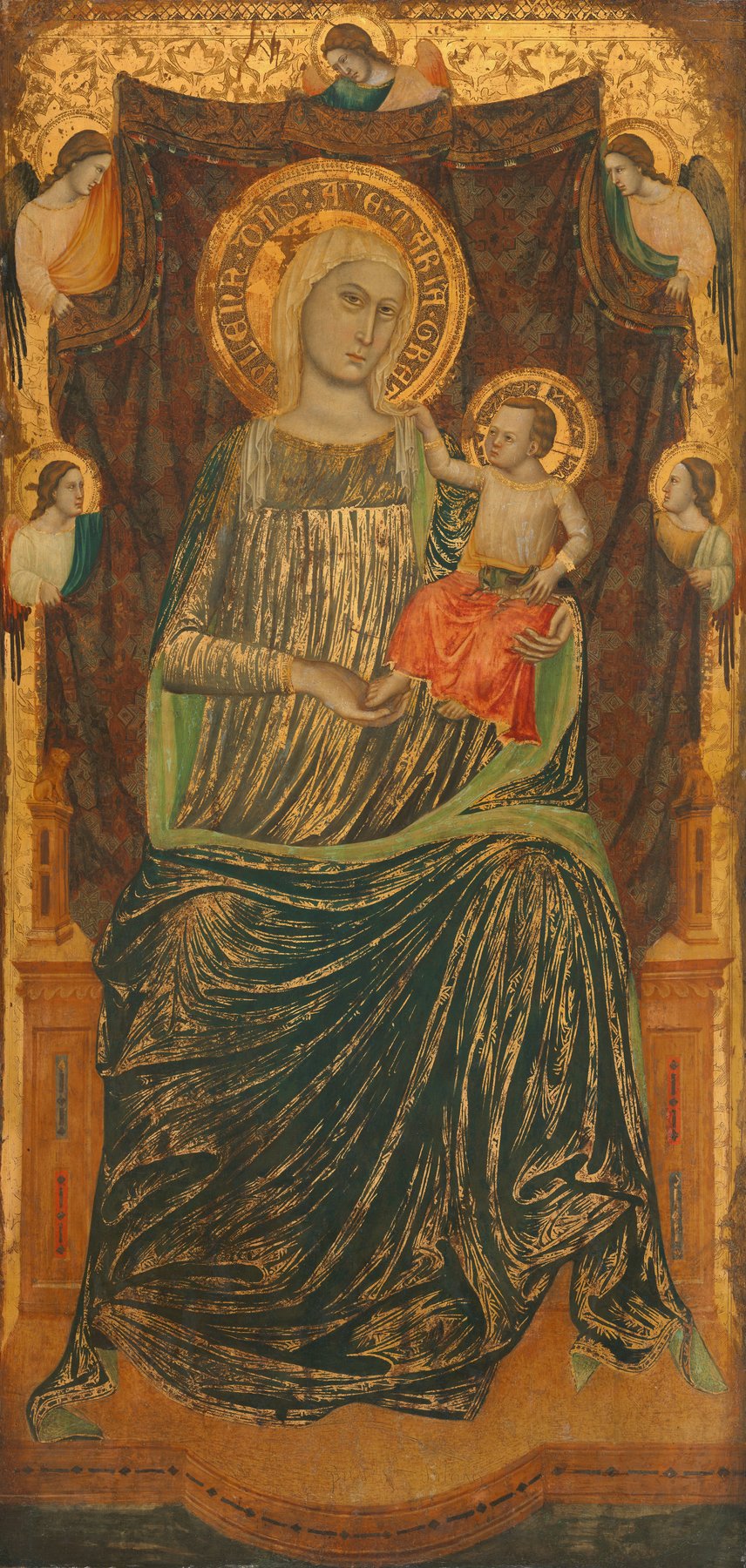 Madonna and Child with Five Angels — Giovanni Baronzio