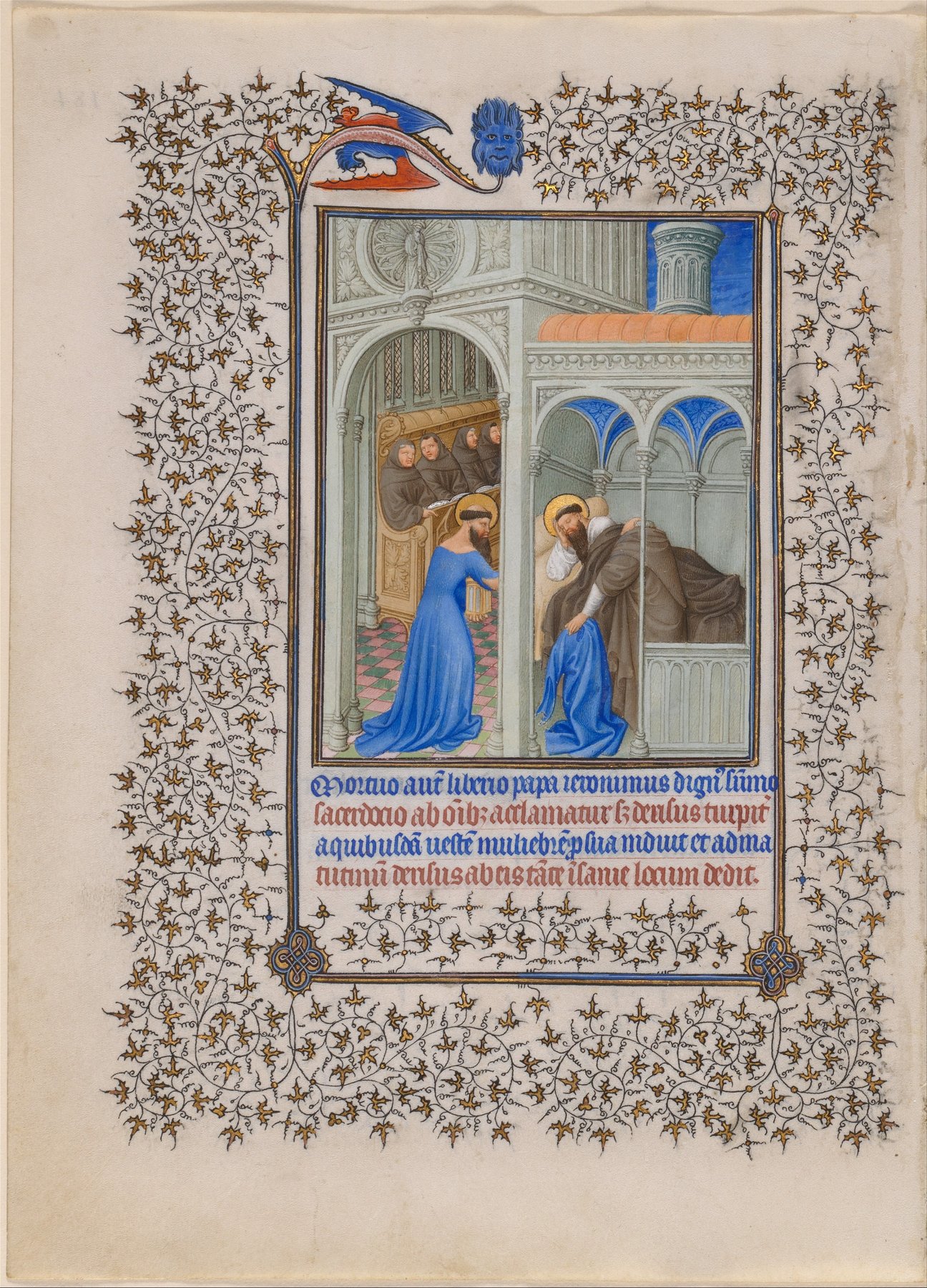The Annunciation — The Limbourg Brothers
