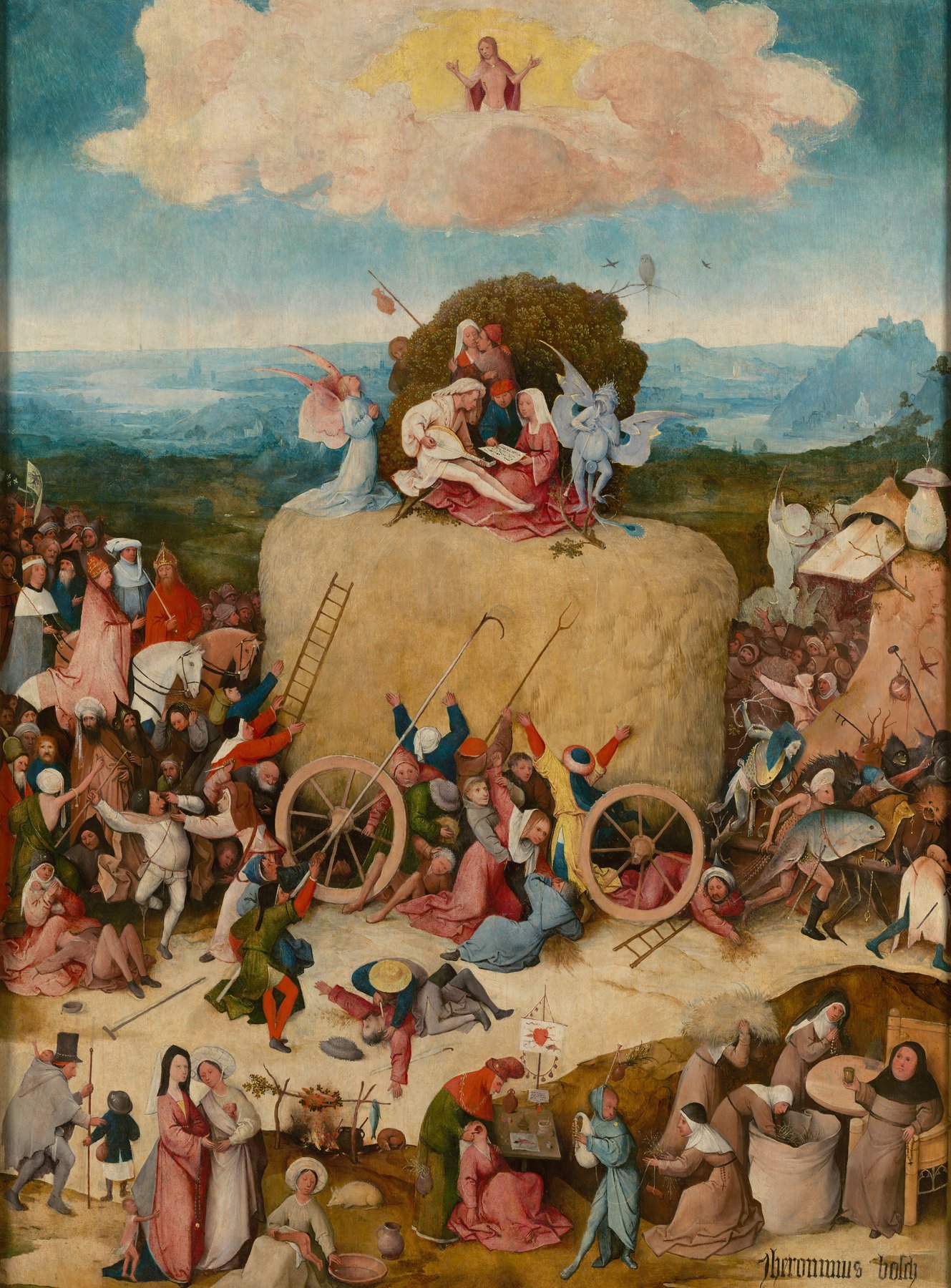 The Haywain — Hieronymus Bosch