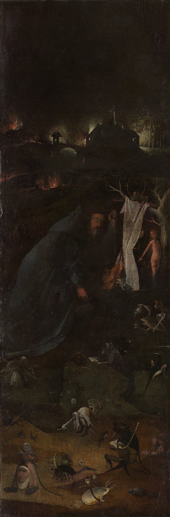 Triptych of the Hermit Saints (left wing) — Hieronymus Bosch