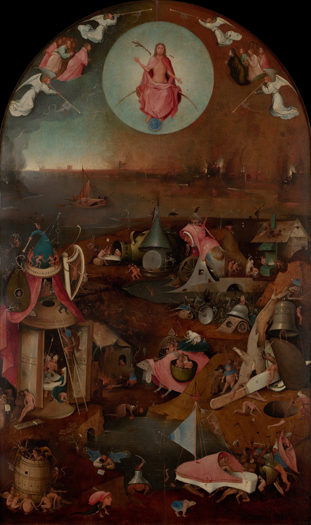 The Last Judgment (centre panel) — Hieronymus Bosch