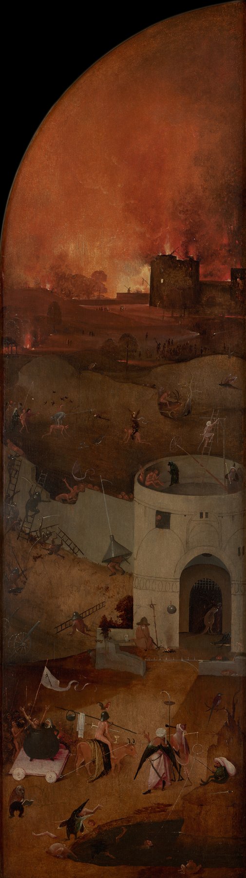 The Last Judgment (right wing) — Hieronymus Bosch