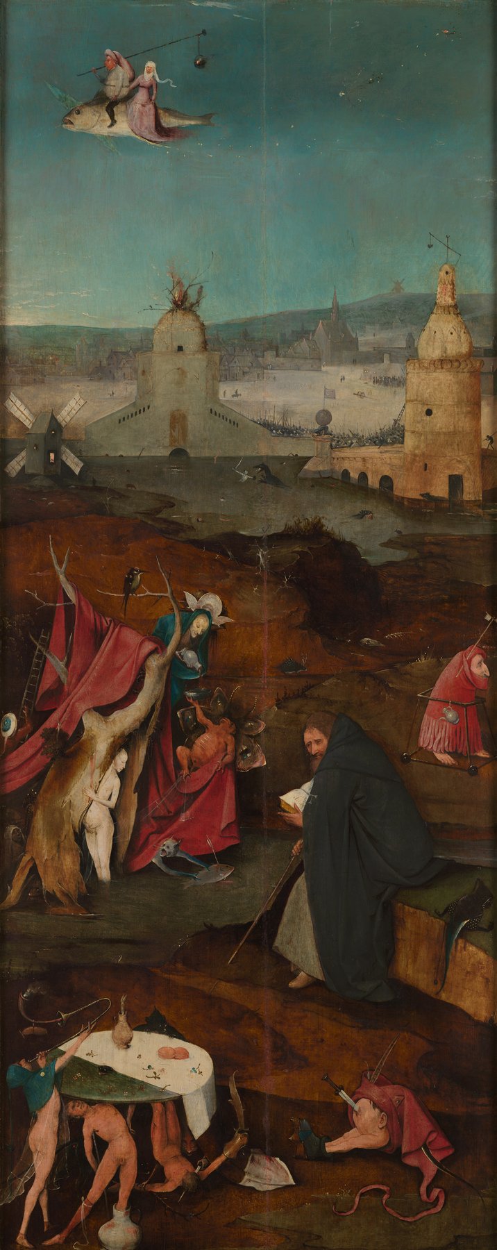 The Contemplation of Saint Anthony — Hieronymus Bosch