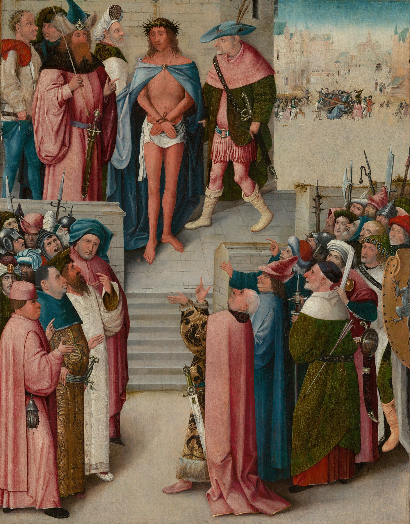 Ecce Homo Triptych (centre panel) — Workshop of Hieronymus Bosch