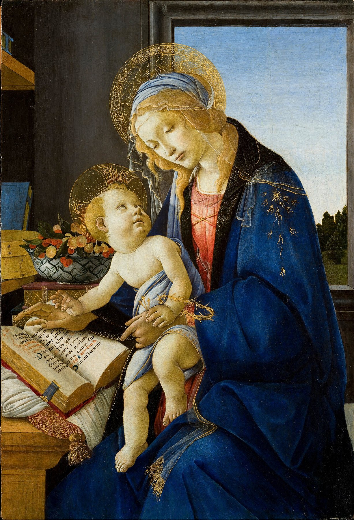 Madonna of the Book — Sandro Botticelli