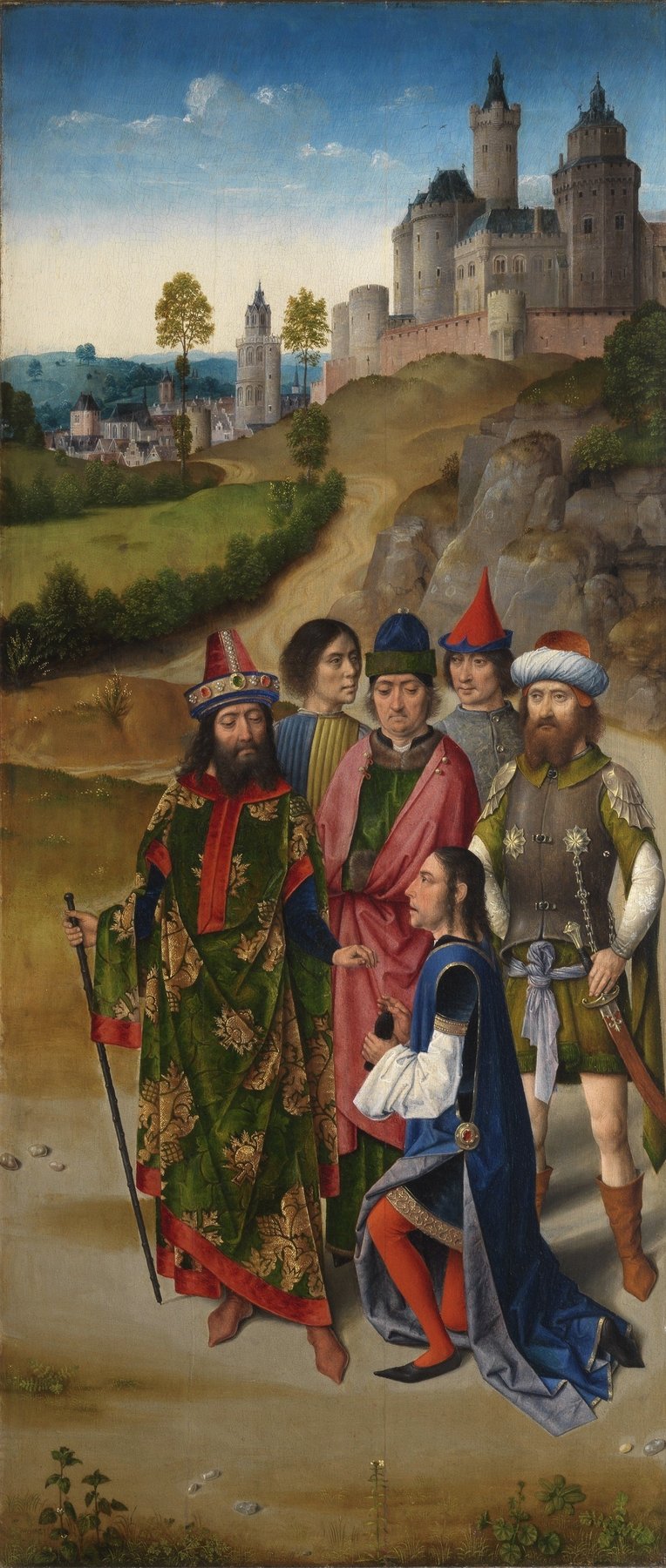 Triptych of the Martyrdom of St Hippolytus (right wing) — Dieric Bouts and Hugo van der Goes