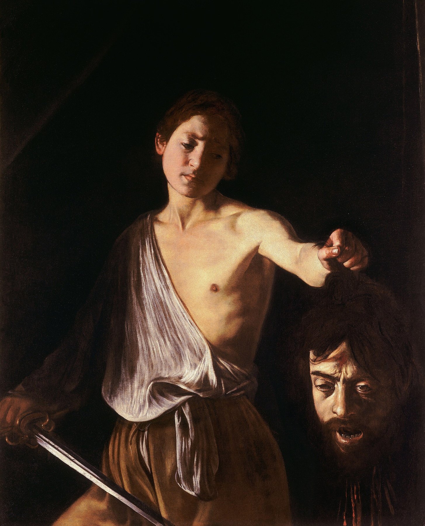 David with the Head of Goliath — Caravaggio