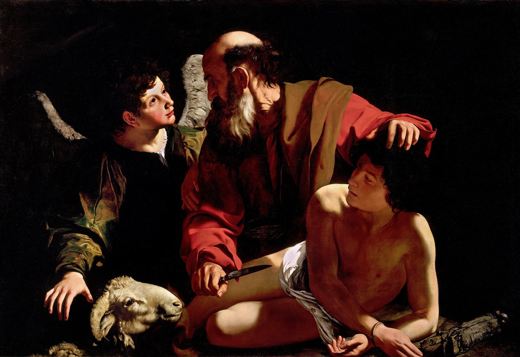 The Sacrifice of Isaac — Bartolomeo Cavarozzi