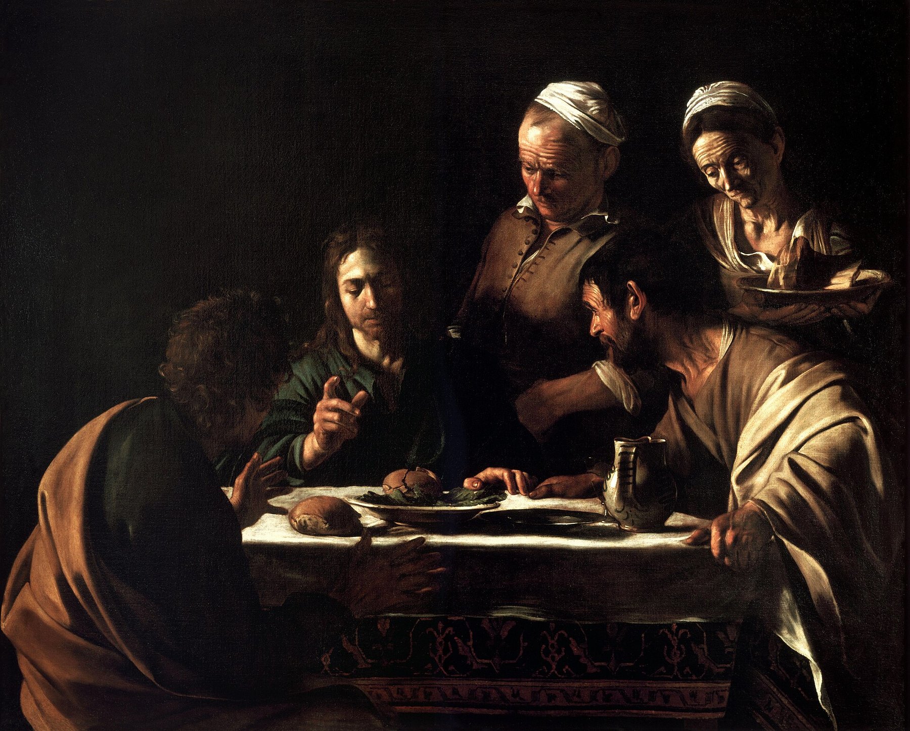 Supper at Emmaus (Brera) — Caravaggio