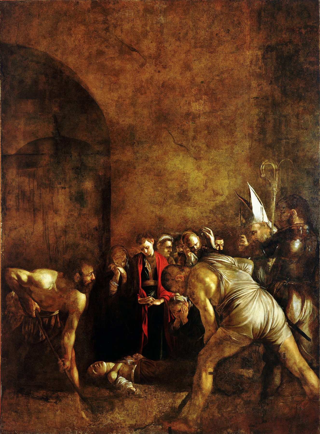 The Burial of Saint Lucy — Caravaggio