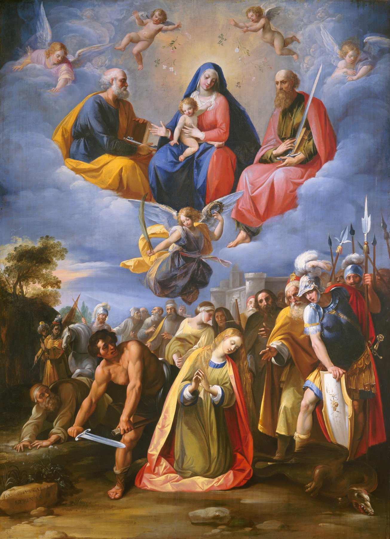 Martyrdom of Saint Margaret — Giuseppe Cesari, called Cavaliere d'Arpino