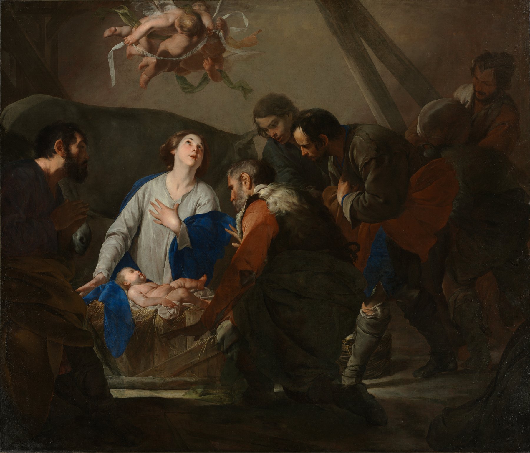 Adoration of the Shepherds — Bernardo Cavallino