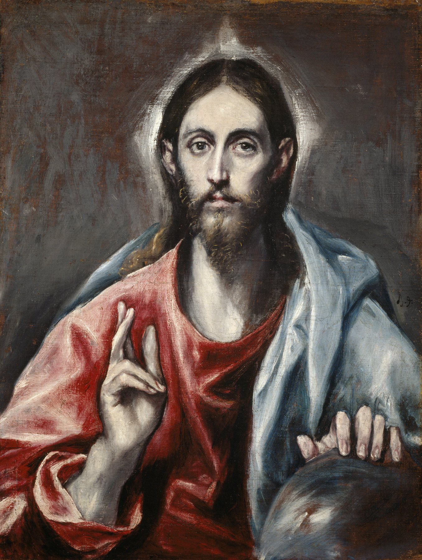 Christ Blessing ('The Saviour of the World') by El Greco, about 1600, National Galleries of Scotland, Edinburgh