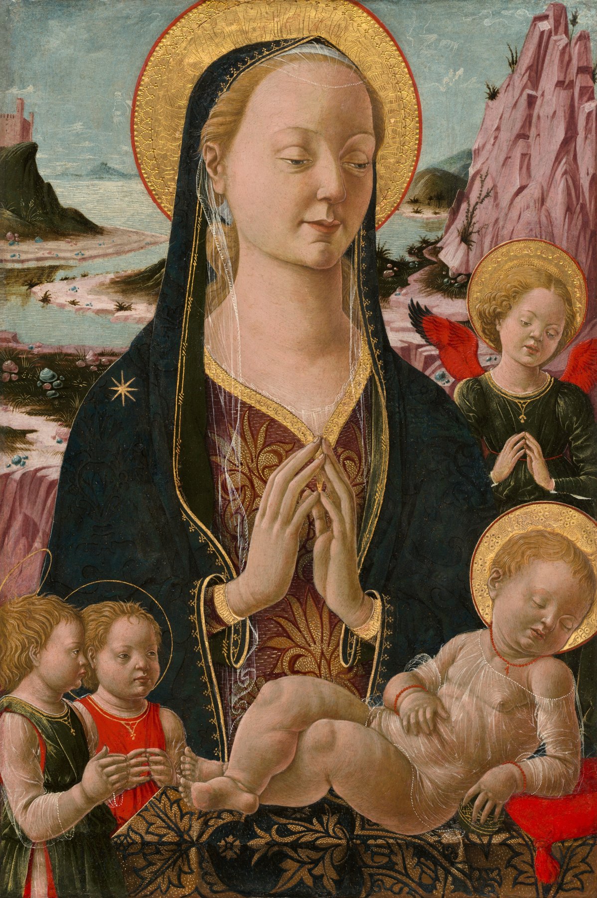 Madonna and Child with Angels — Ferrarese 15th Century
