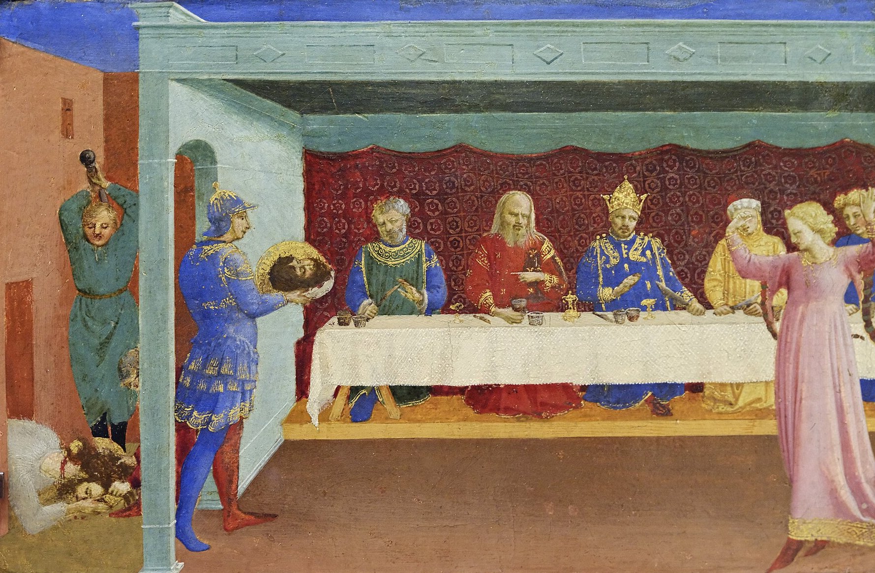 The Beheading of Saint John the Baptist and the Feast of Herod — Fra Angelico