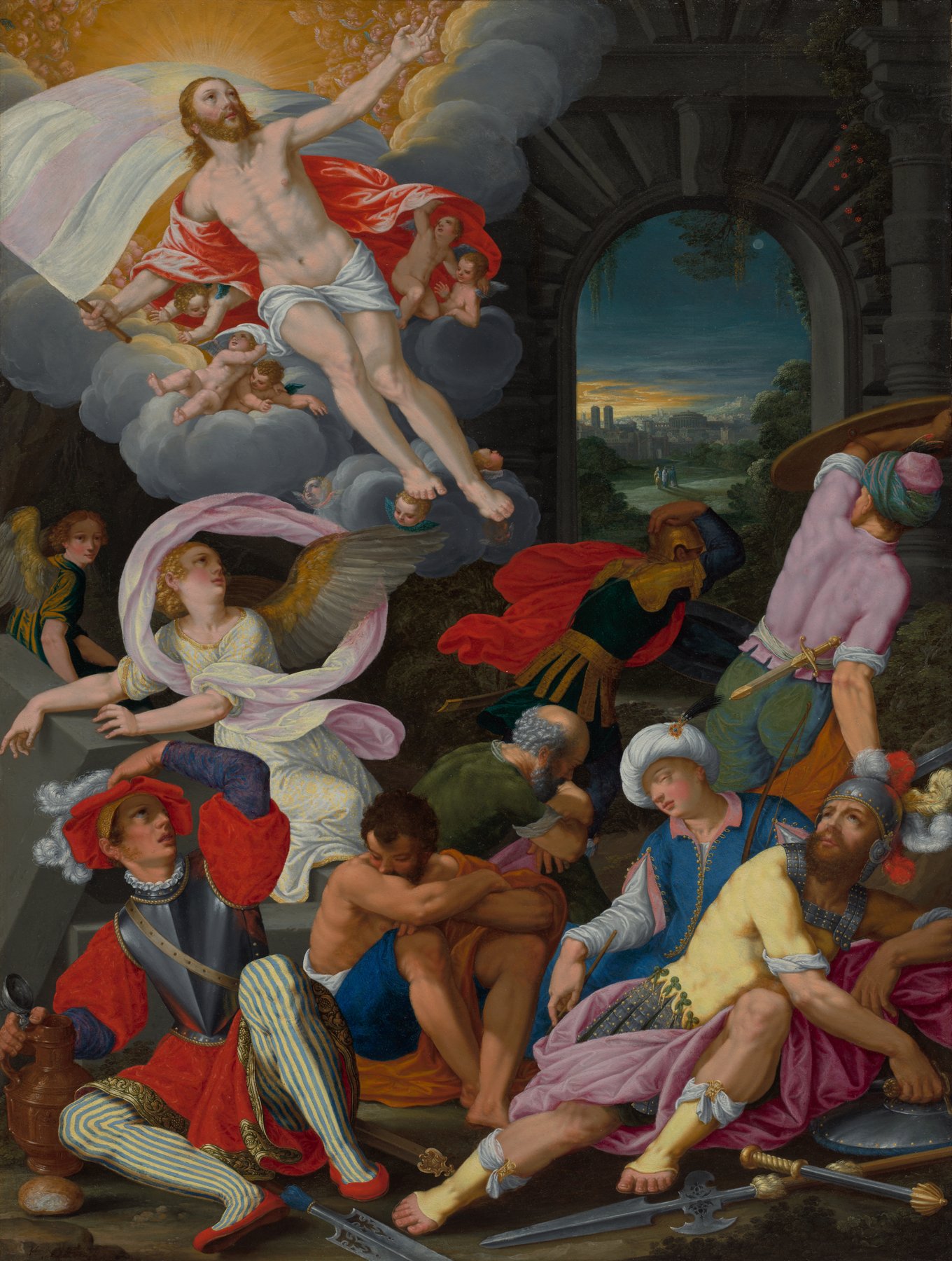 The Resurrection of Christ by Johann König, 1622, Cleveland Museum of Art