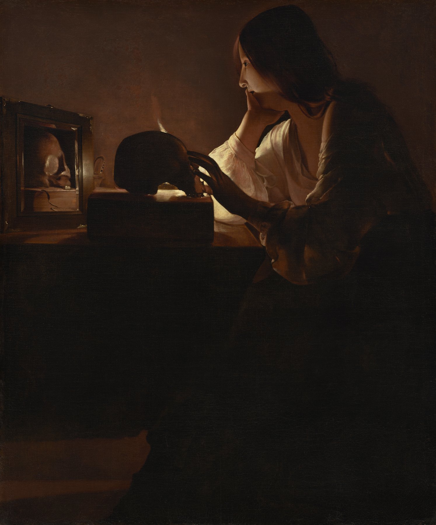 The Repentant Magdalen by Georges de La Tour, c. 1640, National Gallery of Art, Washington
