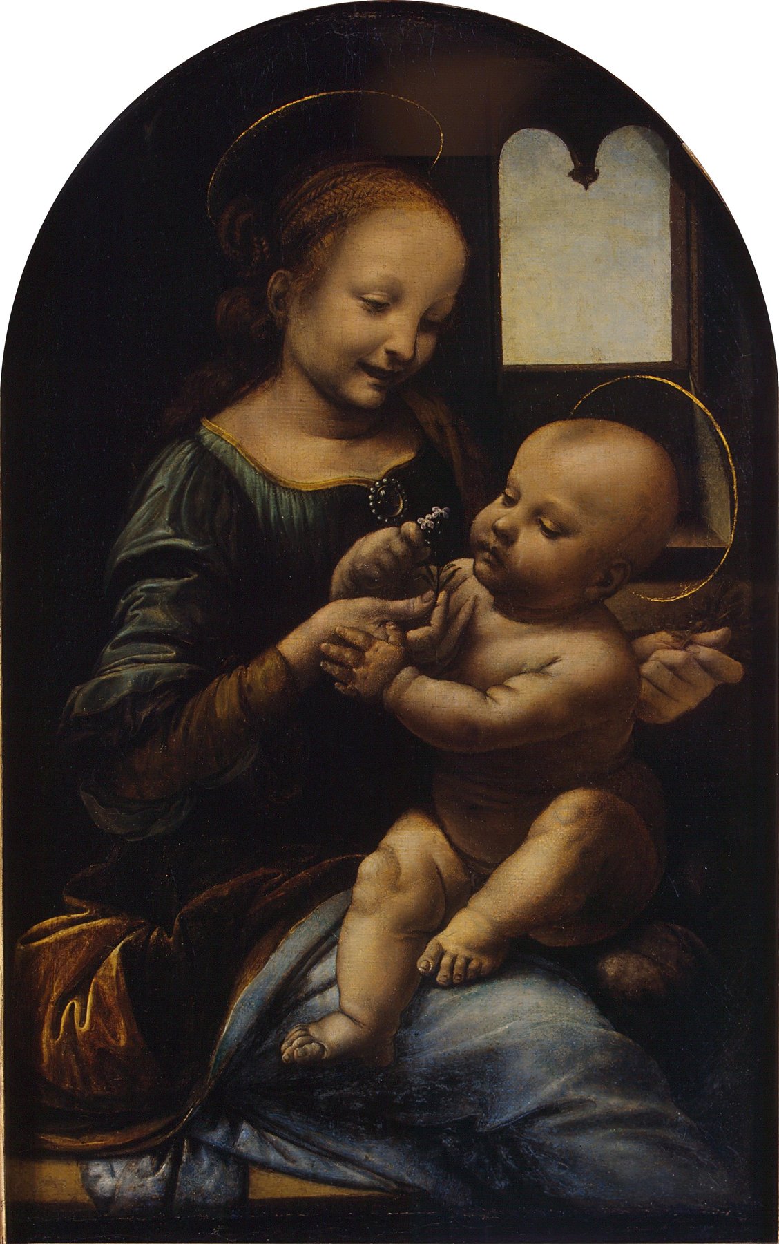 The Benois Madonna by Leonardo da Vinci, c. 1478–80, The State Hermitage Museum, St Petersburg