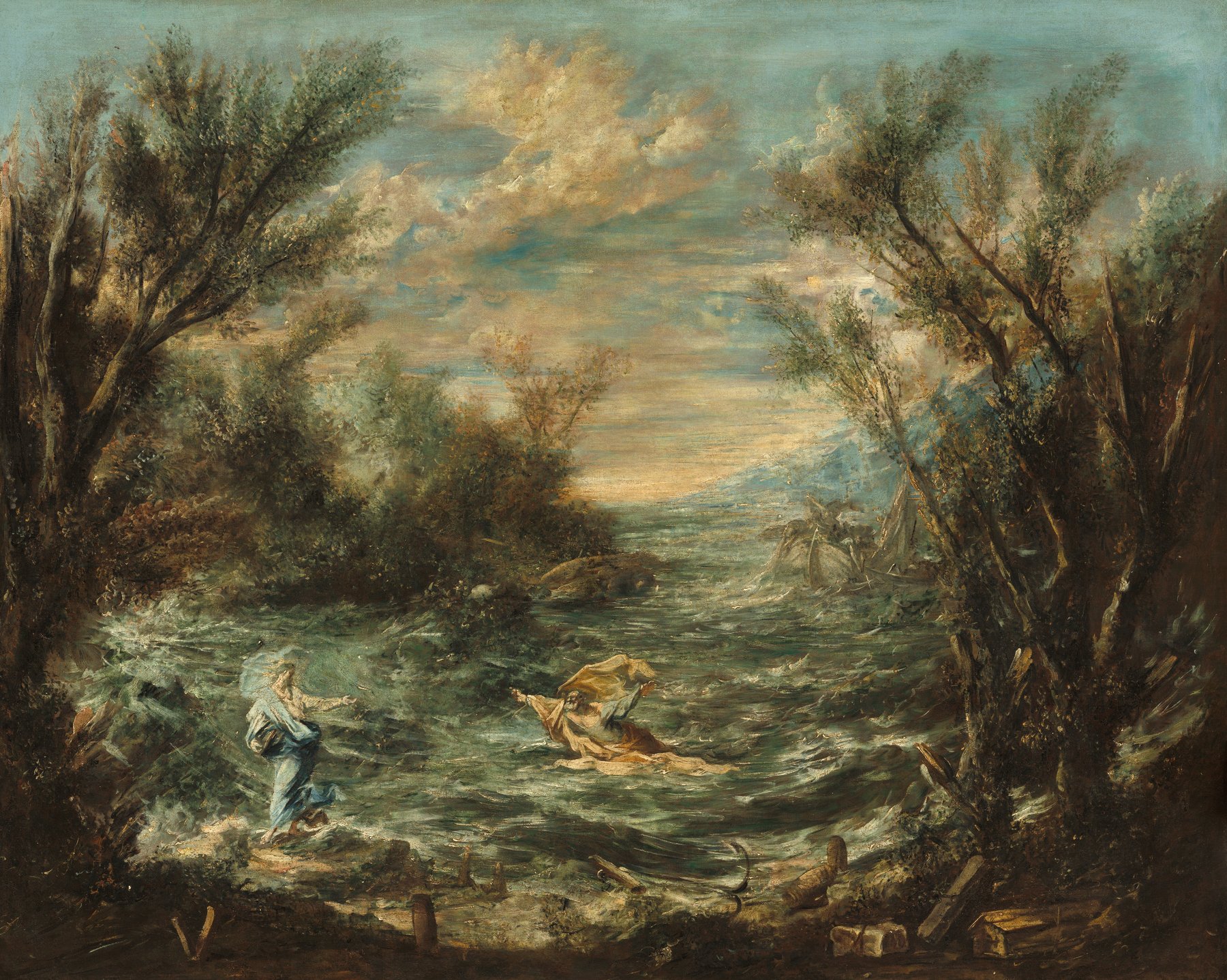 Christ at the Sea of Galilee — Alessandro Magnasco