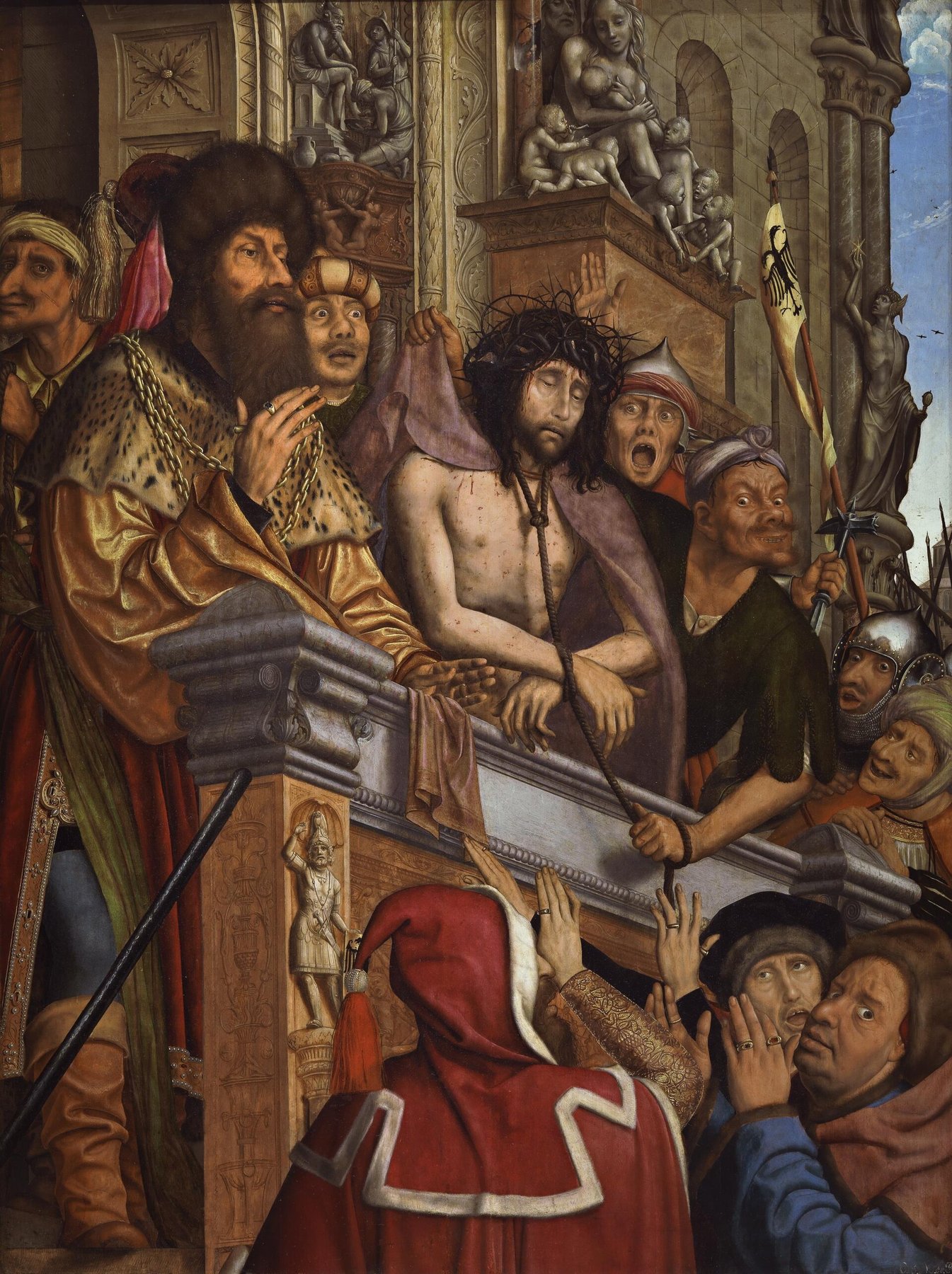 Christ Presented to the People (Ecce Homo) by Quinten Massys, 1518 - 1520, Museo Nacional del Prado, Madrid