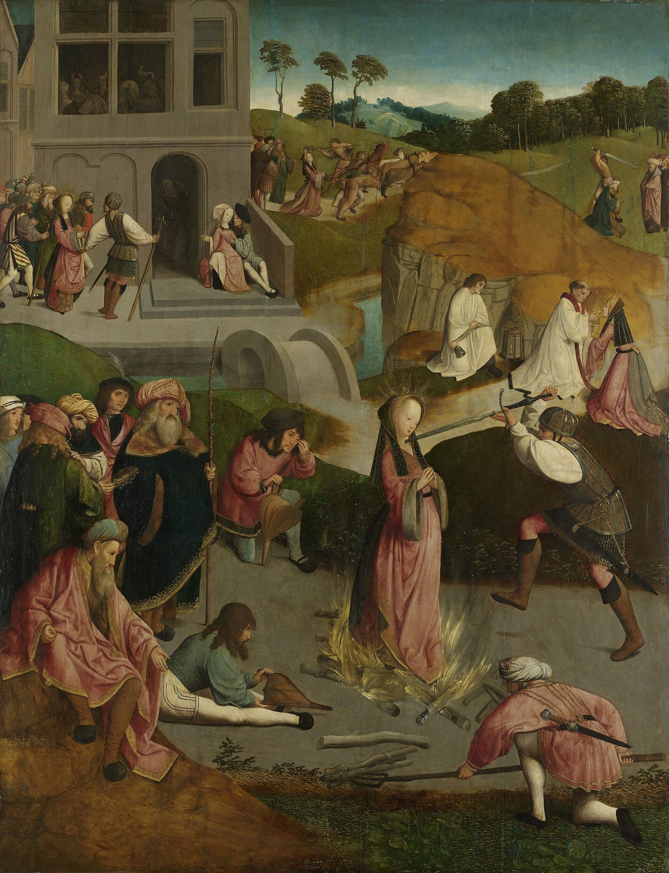 The Martyrdom of Saint Lucy — Master of the Figdor Deposition