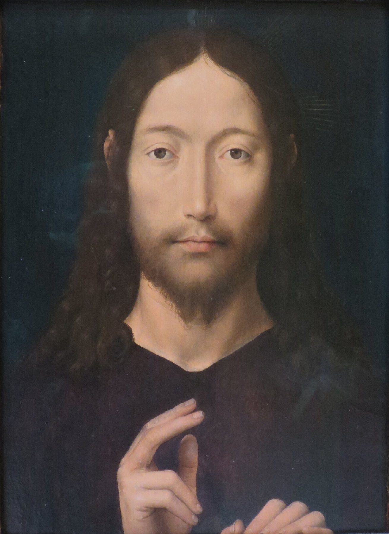 Christ Giving His Blessing — Hans Memling