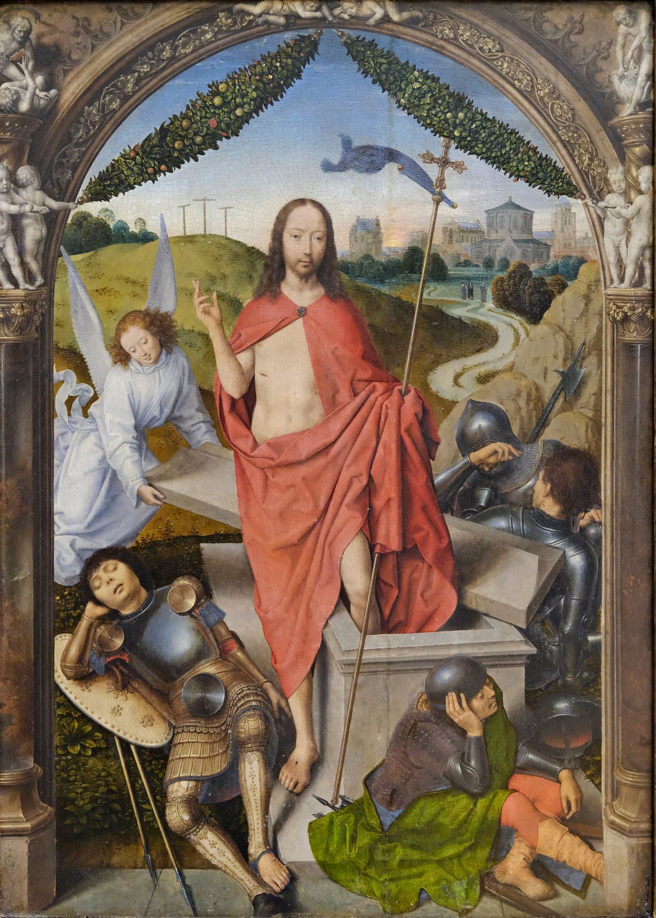 Triptych of the Resurrection (centre panel) — Hans Memling