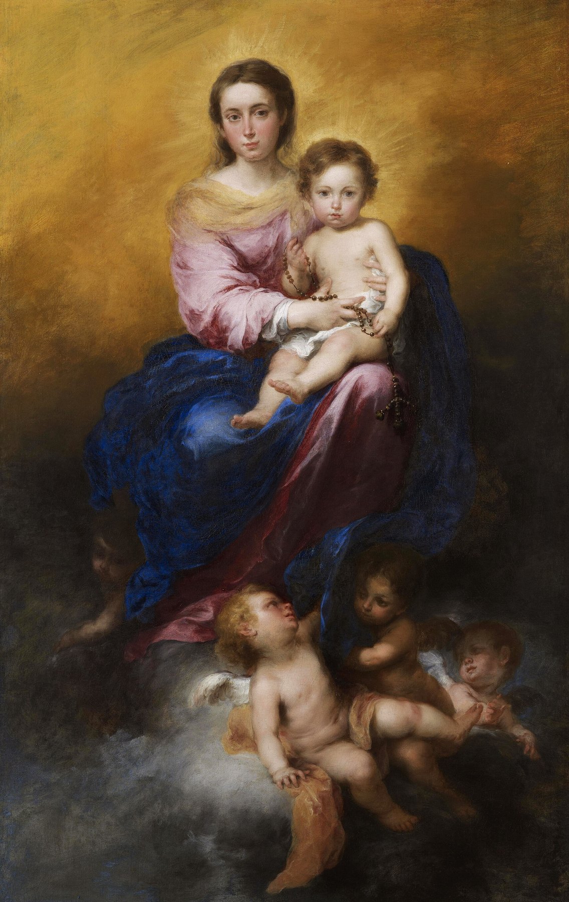 The Virgin of the Rosary — Bartolomé Esteban Murillo