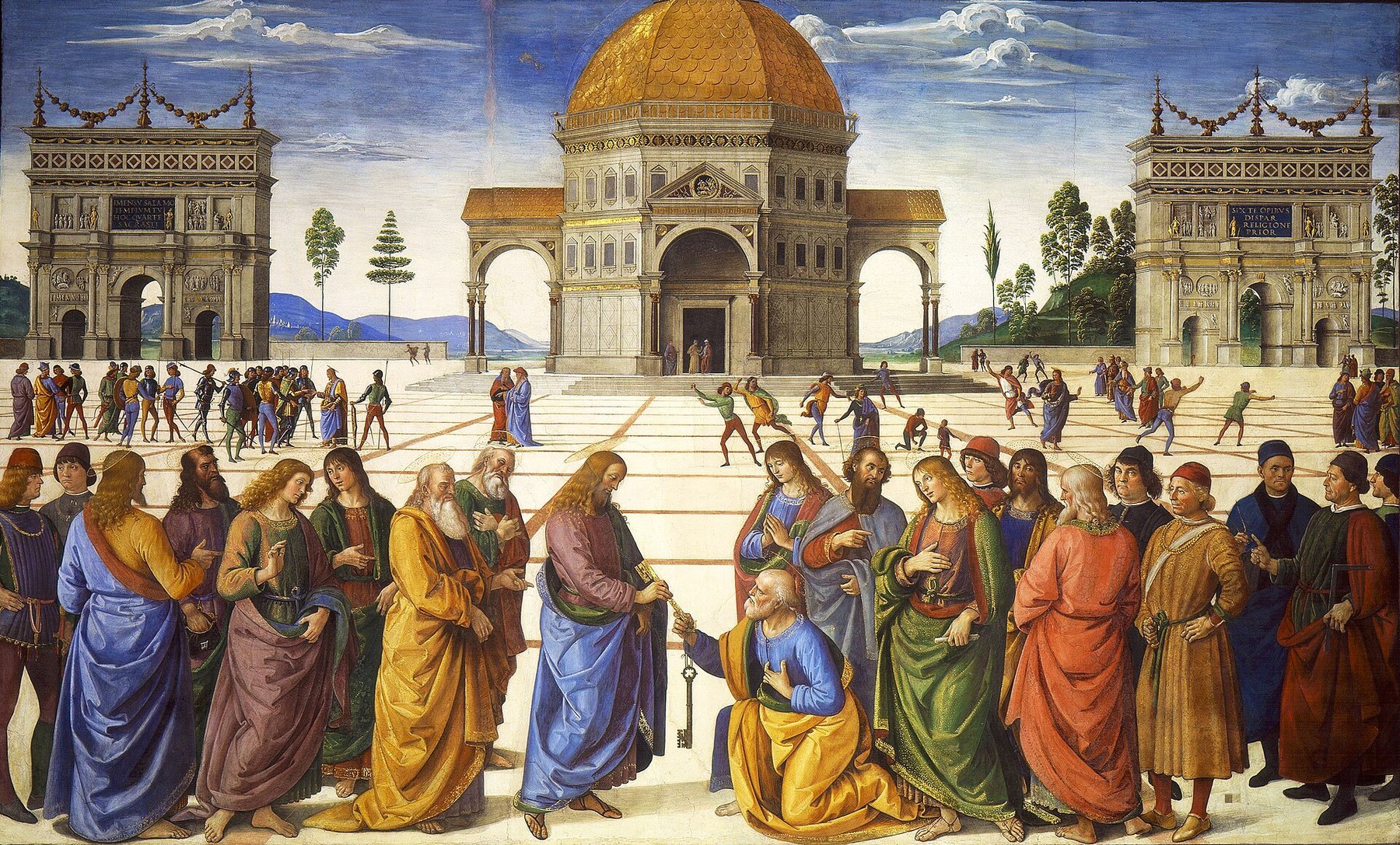 Delivery of the Keys — Perugino
