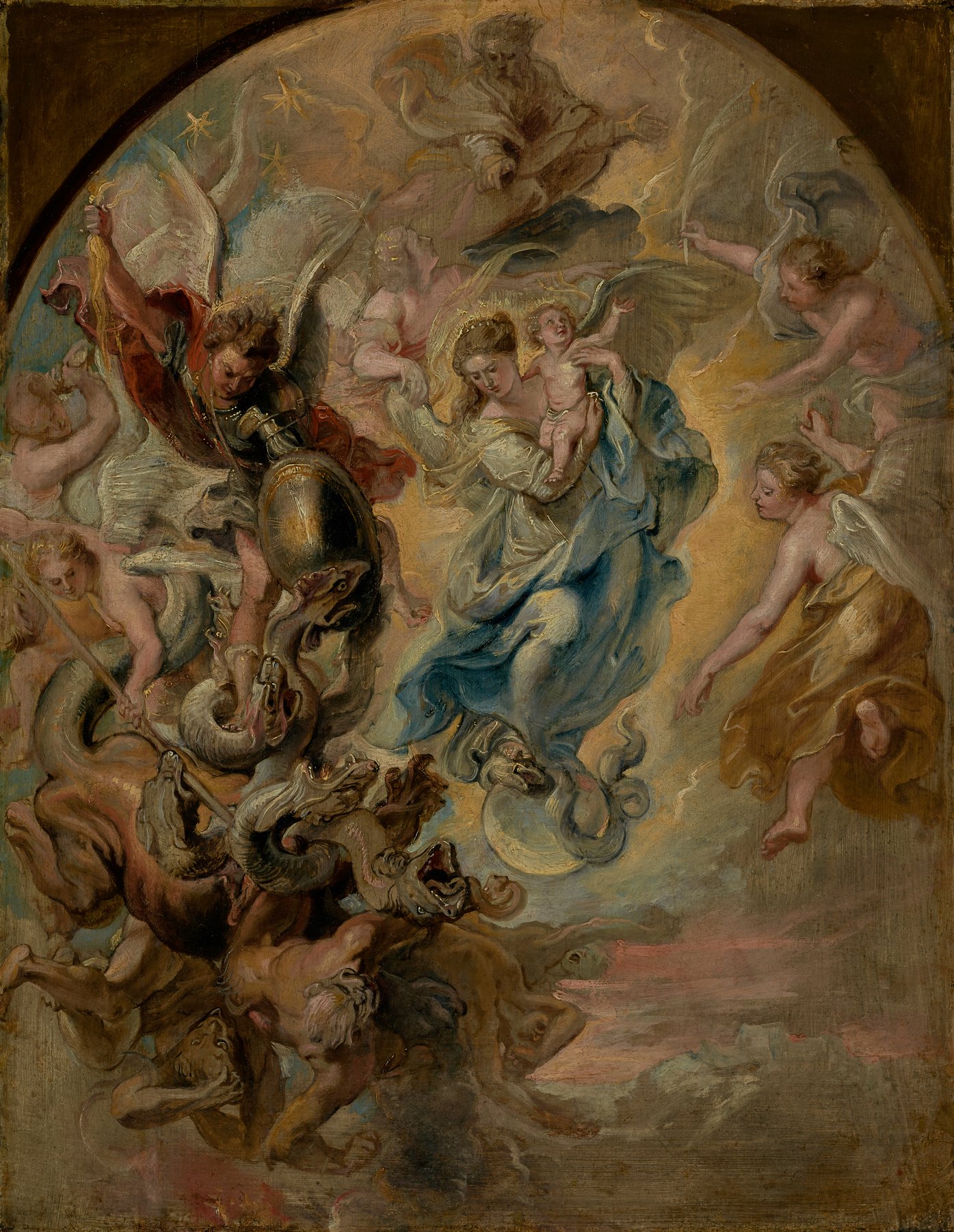 The Virgin as the Woman of the Apocalypse by Peter Paul Rubens, c. 1623–1624, J. Paul Getty Museum, Los Angeles