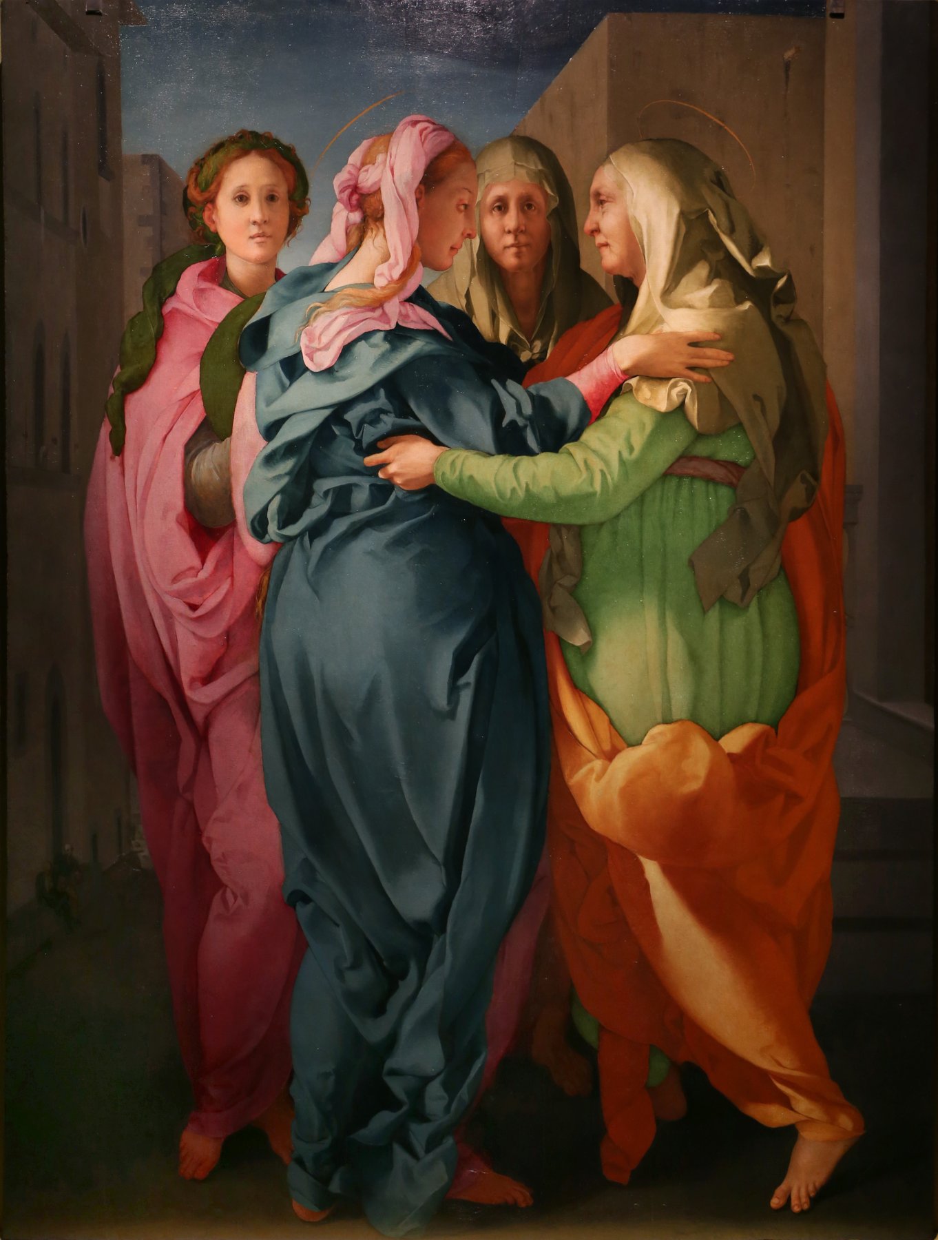 The Visitation by Pontormo, c. 1525–29, Pieve di San Michele Arcangelo, Carmignano
