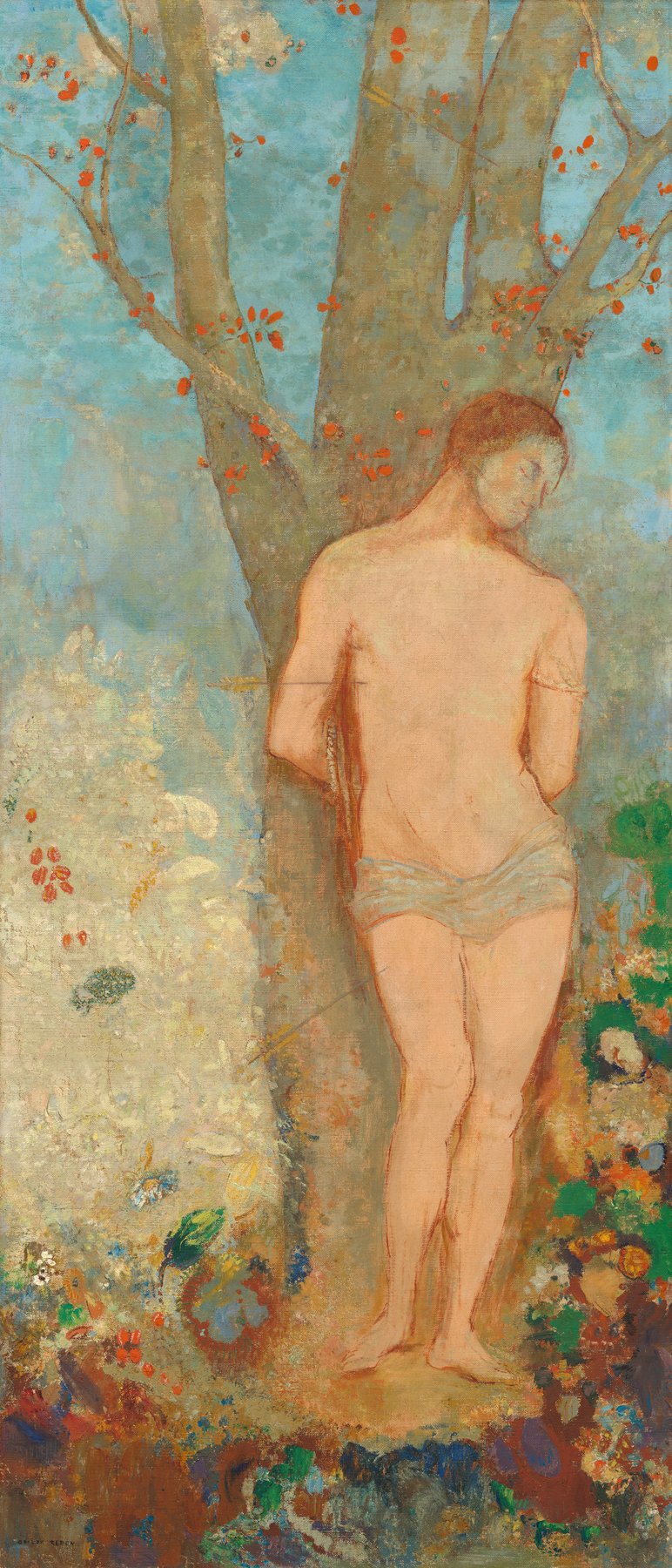 Saint Sebastian by Odilon Redon, 1910/1912, National Gallery of Art, Washington