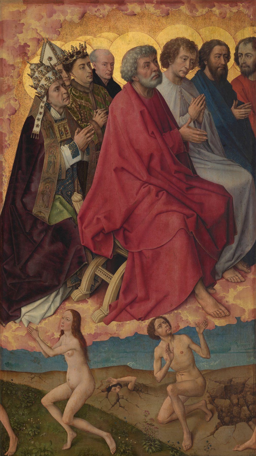 The Last Judgment (Beaune Altarpiece) (left outer) — Attributed to Rogier van der Weyden