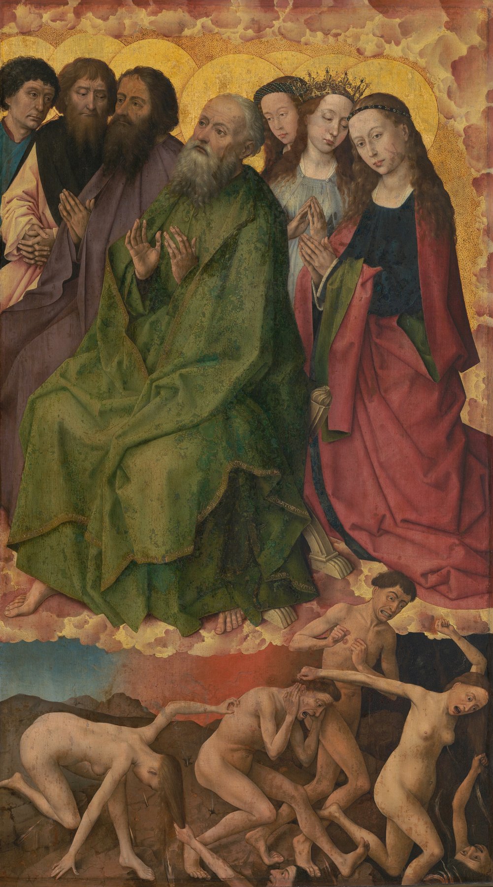 The Last Judgment (Beaune Altarpiece) (right outer) — Attributed to Rogier van der Weyden
