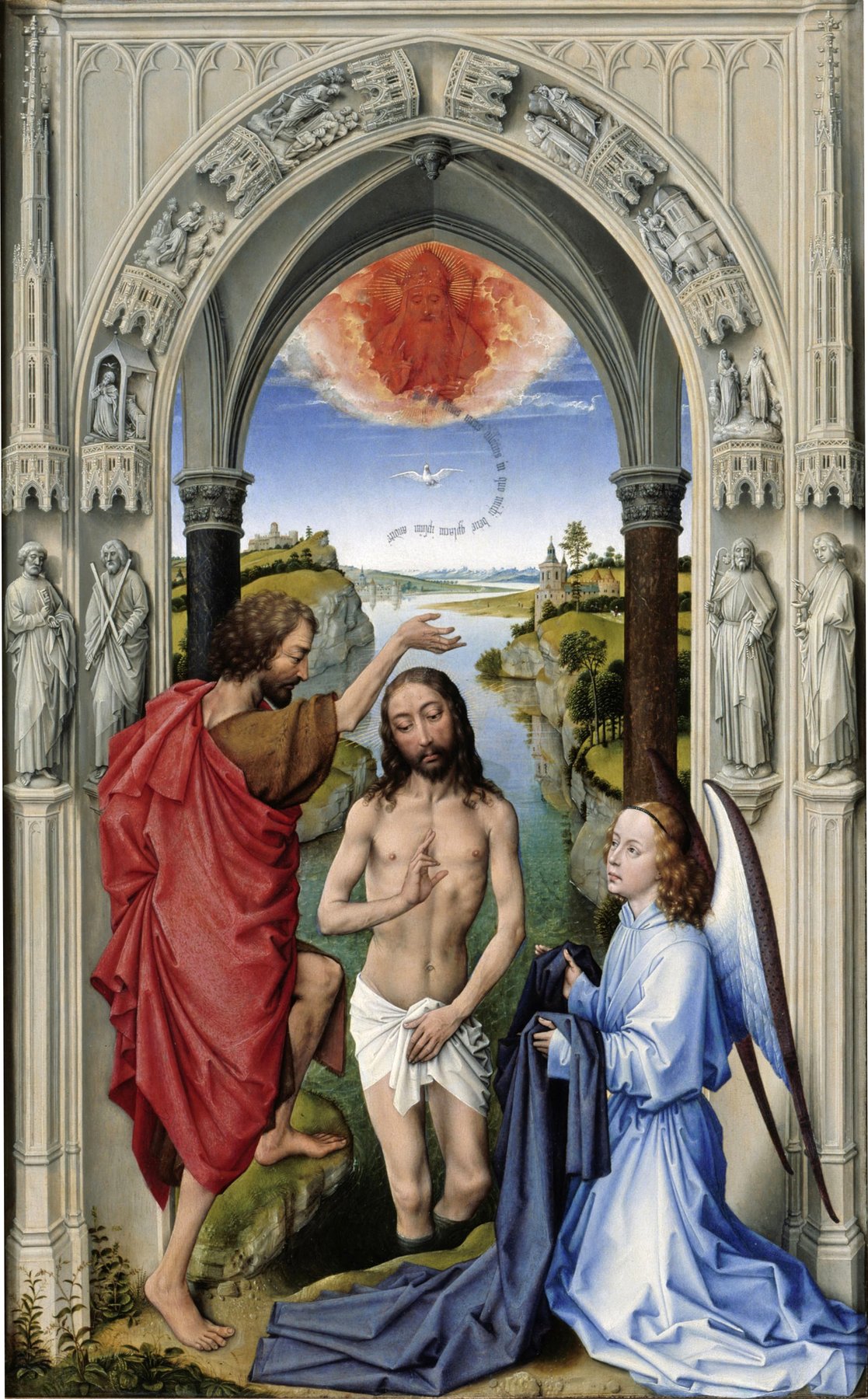 The Baptism of Christ — Rogier van der Weyden