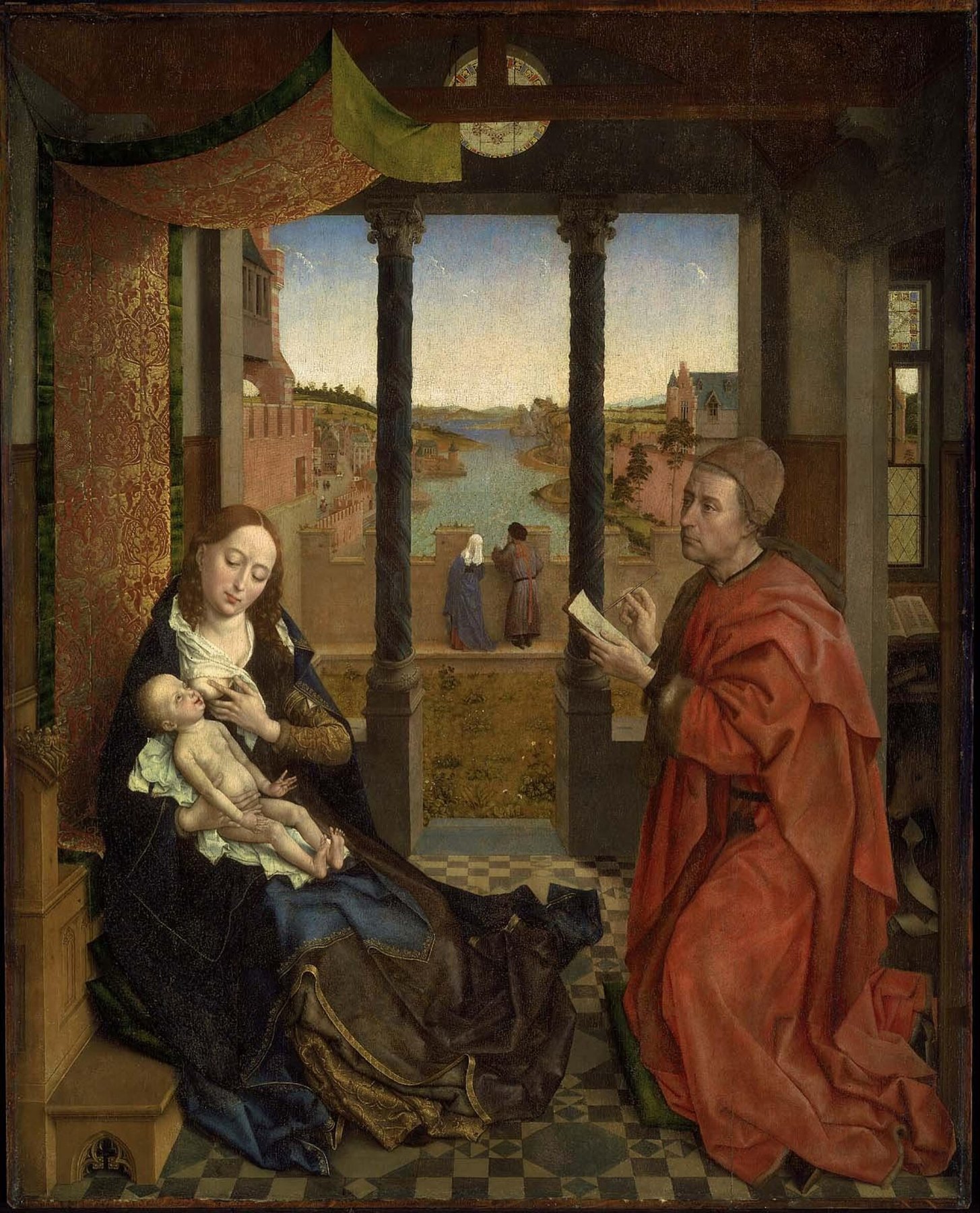 St Luke Drawing the Virgin — Rogier van der Weyden
