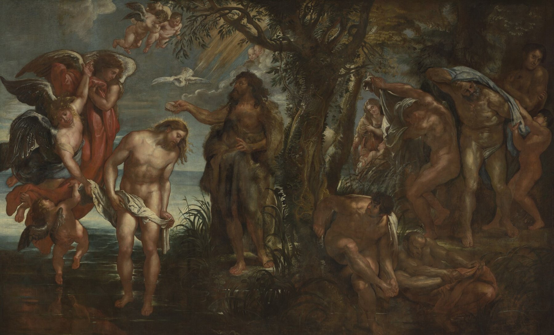 The Baptism of Christ — Peter Paul Rubens
