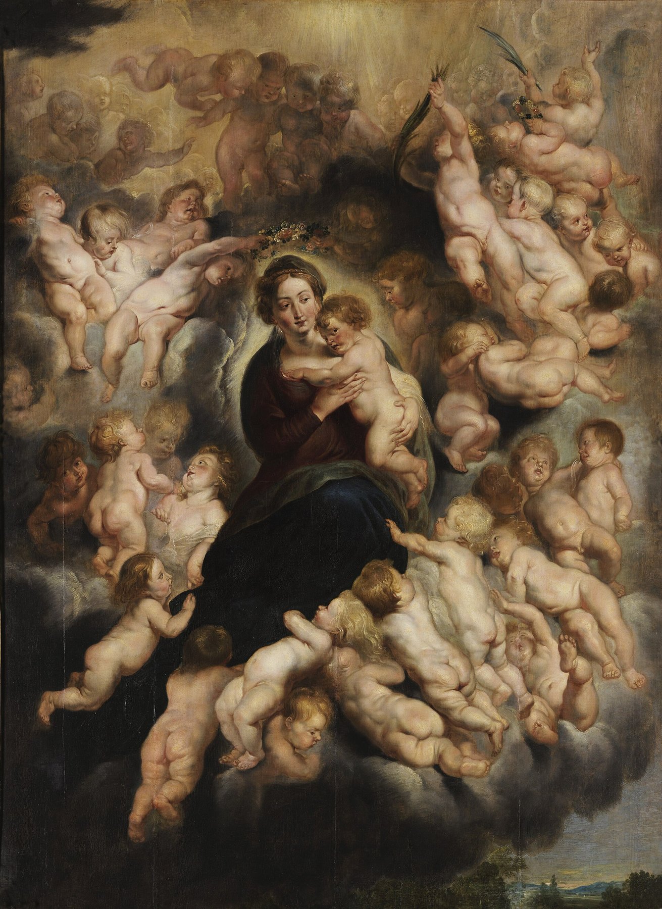 The Virgin and Child Surrounded by the Holy Innocents — Peter Paul Rubens
