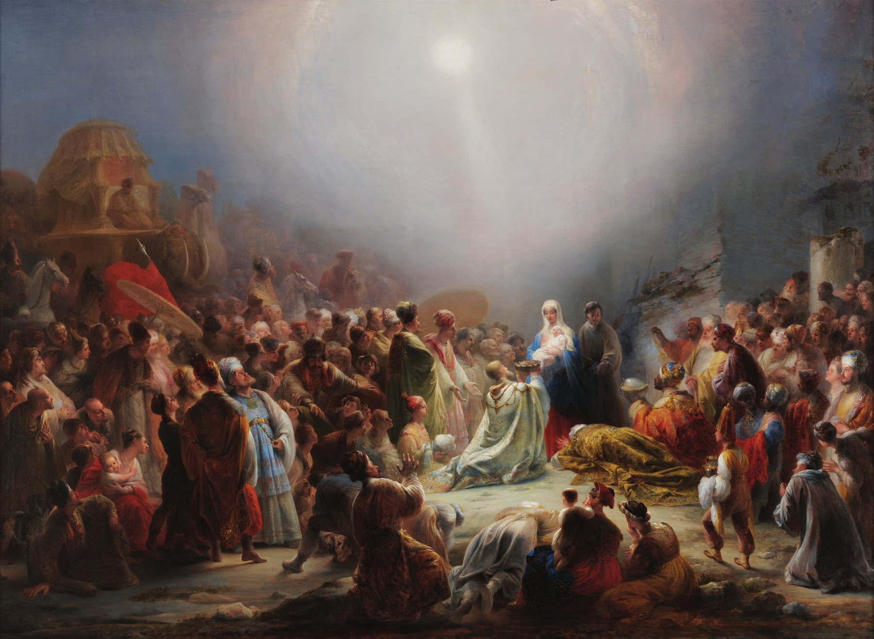 The Adoration of the Magi by Domingos António de Sequeira, 1828, Museu Nacional de Arte Antiga, Lisbon