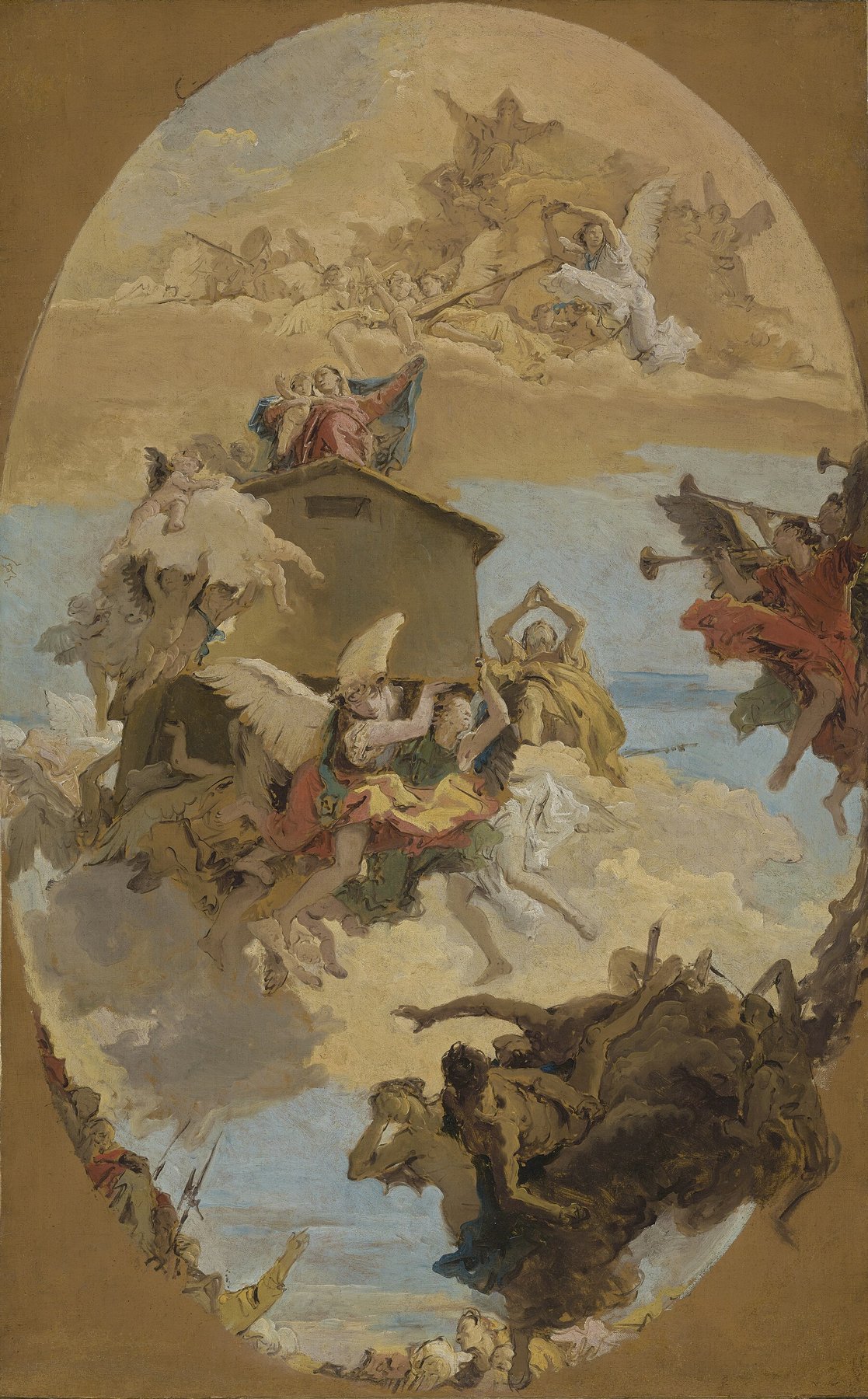 The Miracle of the Holy House of Loreto — Giovanni Battista Tiepolo
