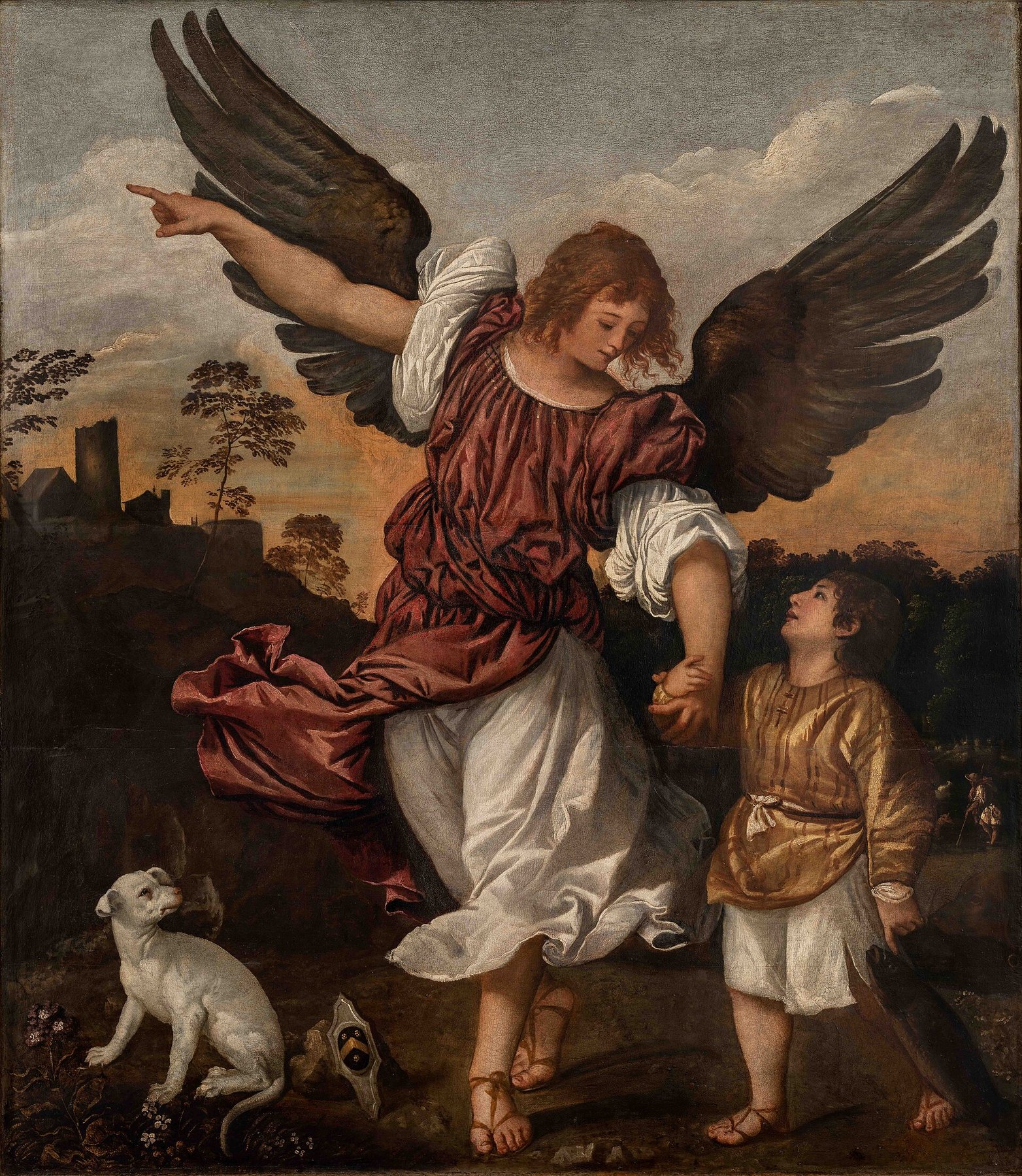 The Archangel Raphael and Tobias — Titian