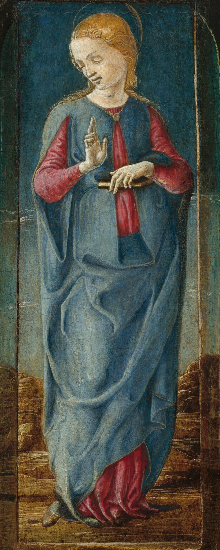 The Annunciation: the Virgin — Cosmè Tura