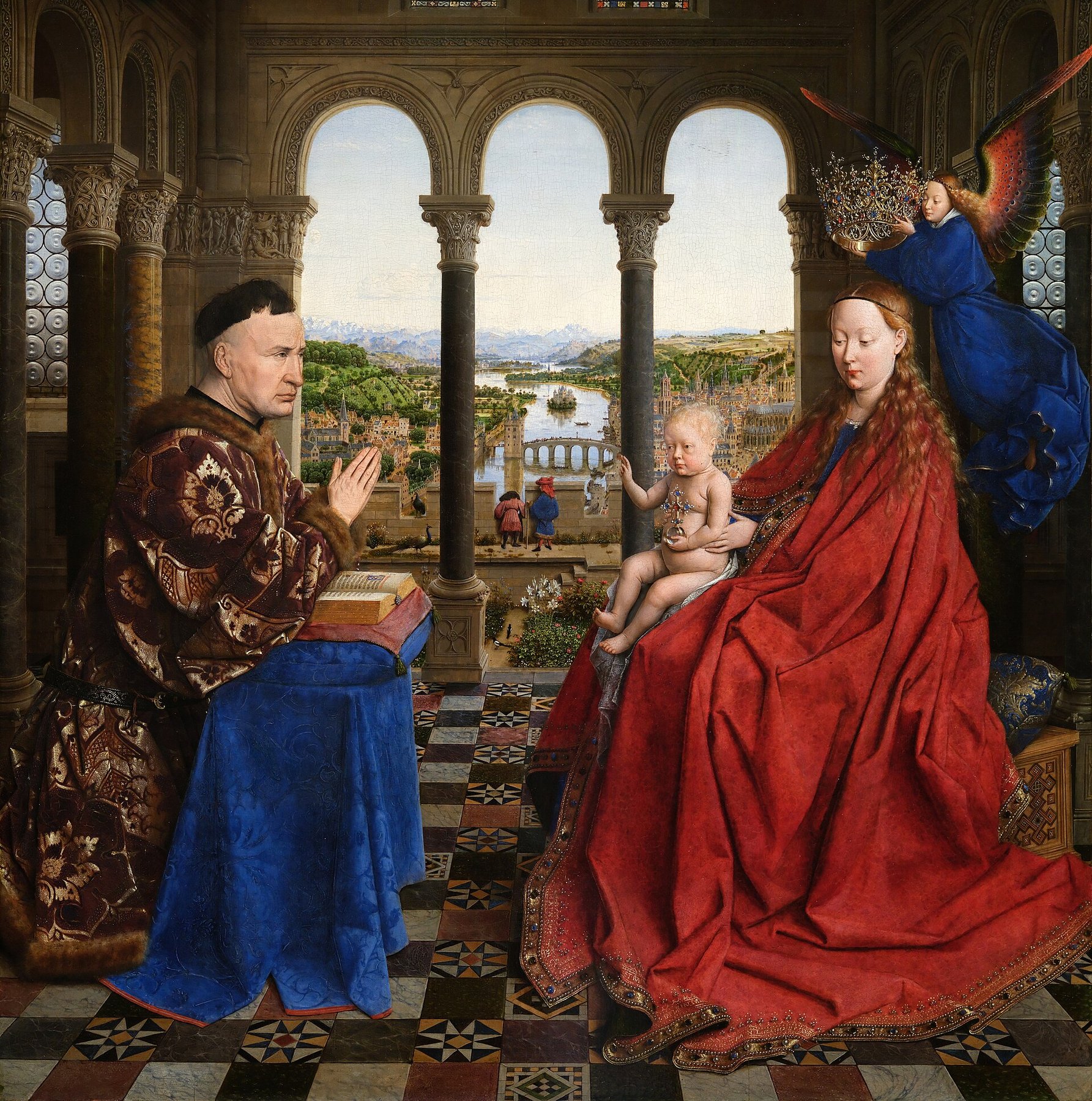 Madonna of Chancellor Rolin — Jan van Eyck