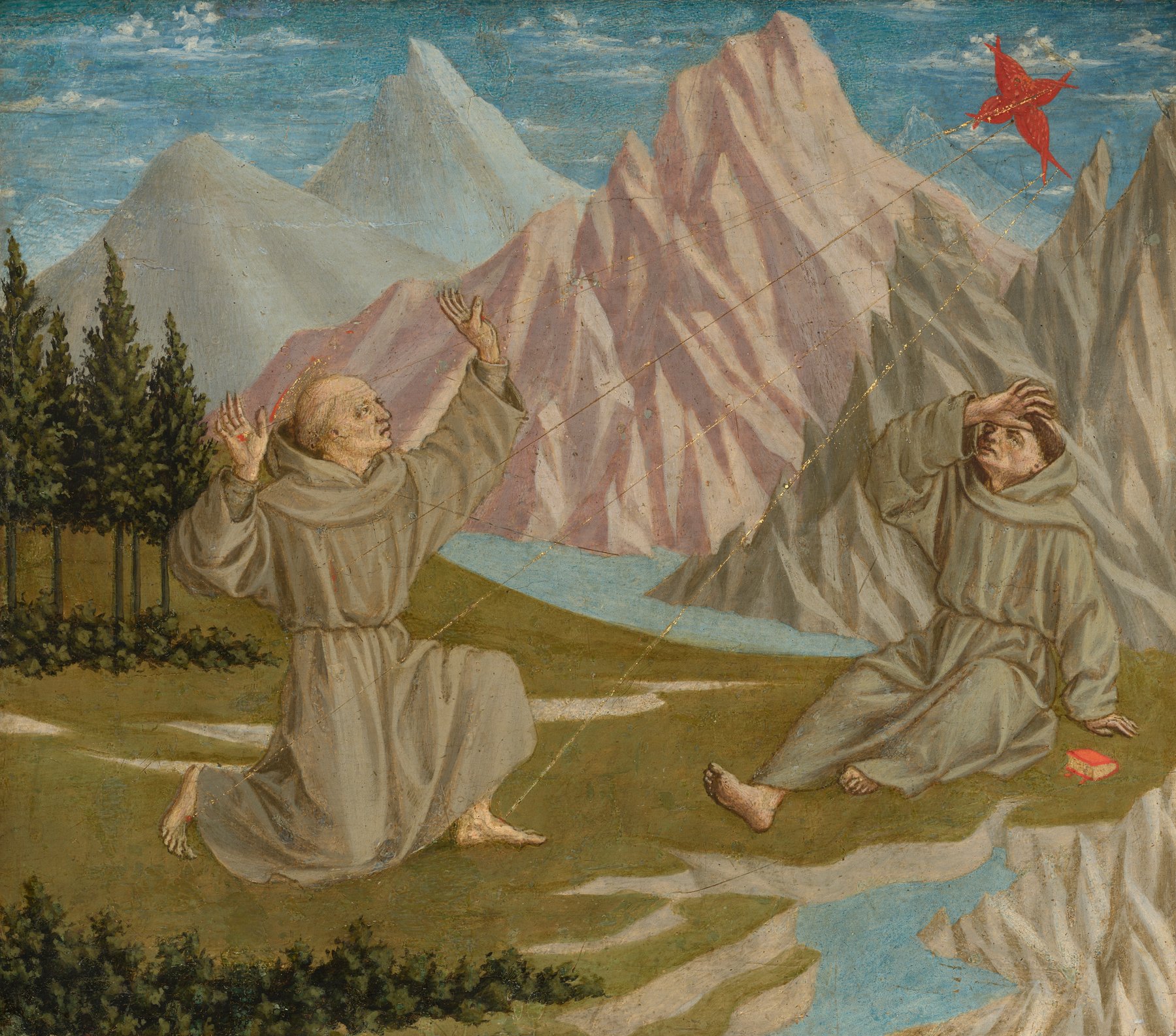 Saint Francis Receiving the Stigmata — Domenico Veneziano