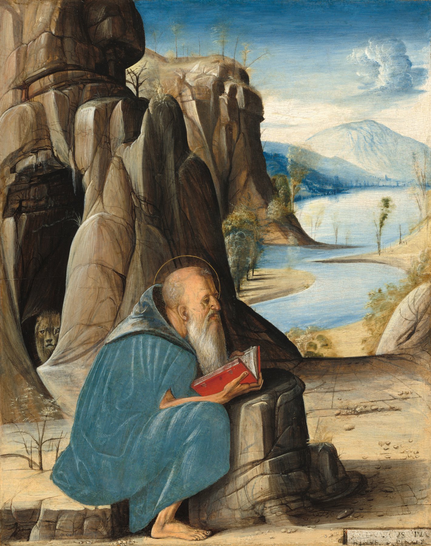 Saint Jerome Reading — Alvise Vivarini