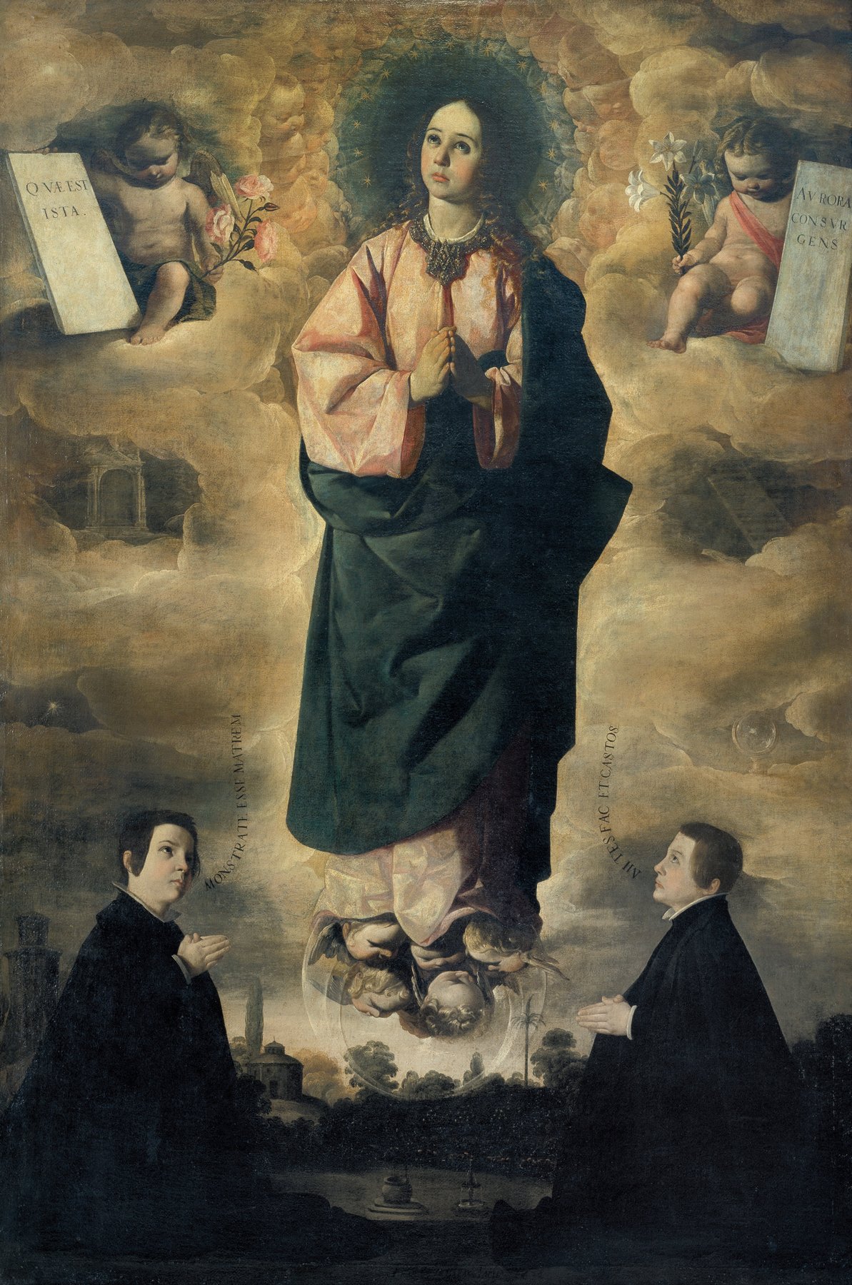 The Immaculate Conception by Francisco de Zurbarán, 1632, Museu Nacional d'Art de Catalunya, Barcelona